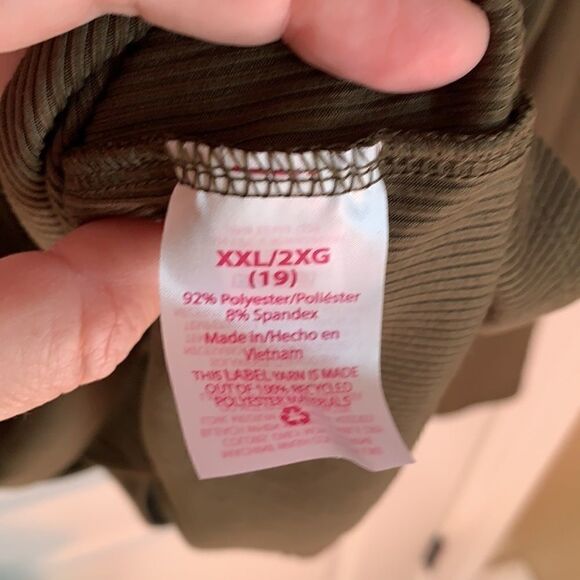 New No Boundaries green ribbed high neck top - Picture 5 of 6